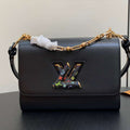 LV M13243 Louis Vuitton LV x TM Twist MM Slim Epi Leather Black - Default Title - View 1