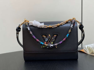 LV M13243 Louis Vuitton LV x TM Twist MM Slim Epi Leather Black - Default Title - View 2
