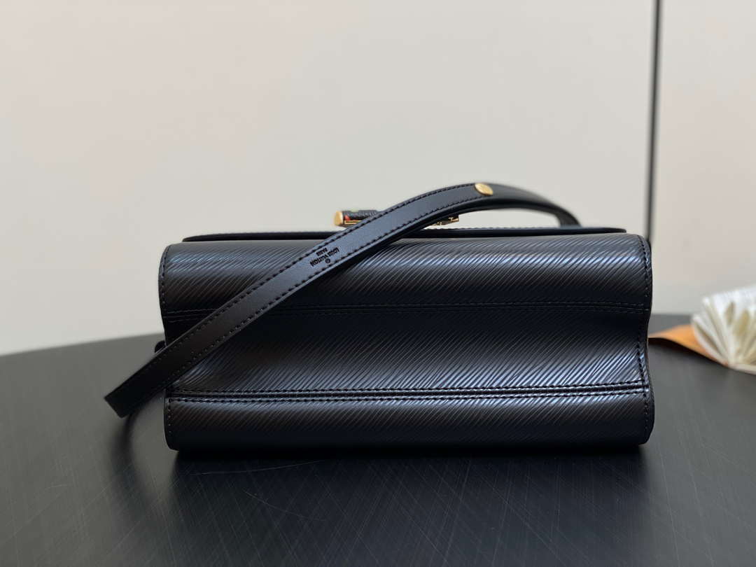 LV M13243 Louis Vuitton LV x TM Twist MM Slim Epi Leather Black