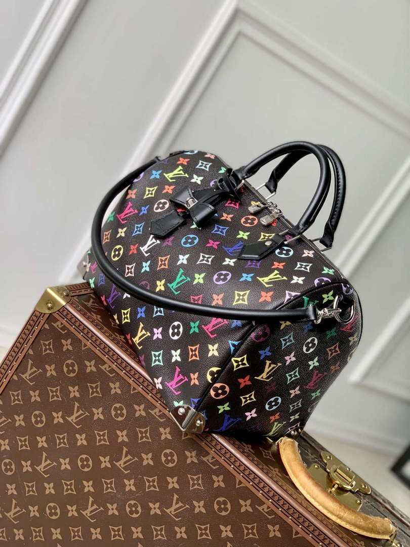 LV M13257 Louis Vuitton LV x TM Speedy Soft 30 Bag Multicolored