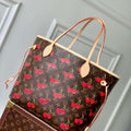LV M13263 Louis Vuitton LV x TM Neverfull MM Handbag Monogram - Default Title - View 1