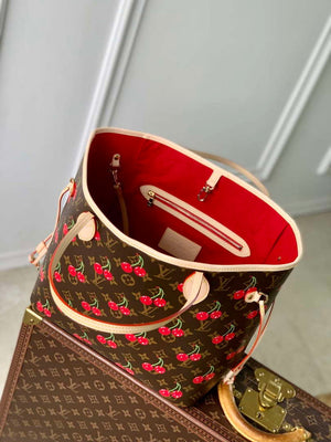 LV M13263 Louis Vuitton LV x TM Neverfull MM Handbag Monogram - Default Title - View 9