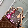 LV M13269 Louis Vuitton LV x TM OnTheGo PM Handbag Sakura Brown - Default Title - View 1
