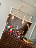 LV M13271 Louis Vuitton Neverfull MM Bag Monogram