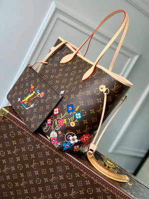 LV M13271 Louis Vuitton Neverfull MM Bag Monogram - Default Title - View 2