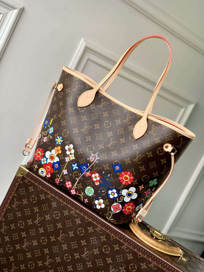 LV M13271 Louis Vuitton Neverfull MM Bag Monogram - Default Title - View 3
