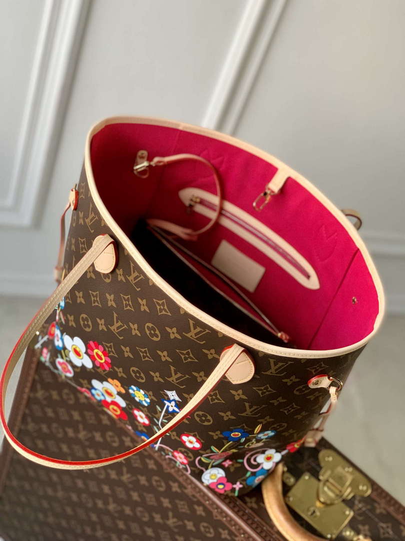 LV M13271 Louis Vuitton Neverfull MM Bag Monogram