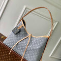 LV M13289 Louis Vuitton CarryAll MM Bag Monogram Washed Gray - Default Title - View 1