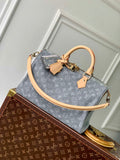LV M13344 Louis Vuitton Speedy Soft 30 Bag Washed Gray