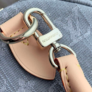 LV M13344 Louis Vuitton Speedy Soft 30 Bag Washed Gray - Default Title - View 7
