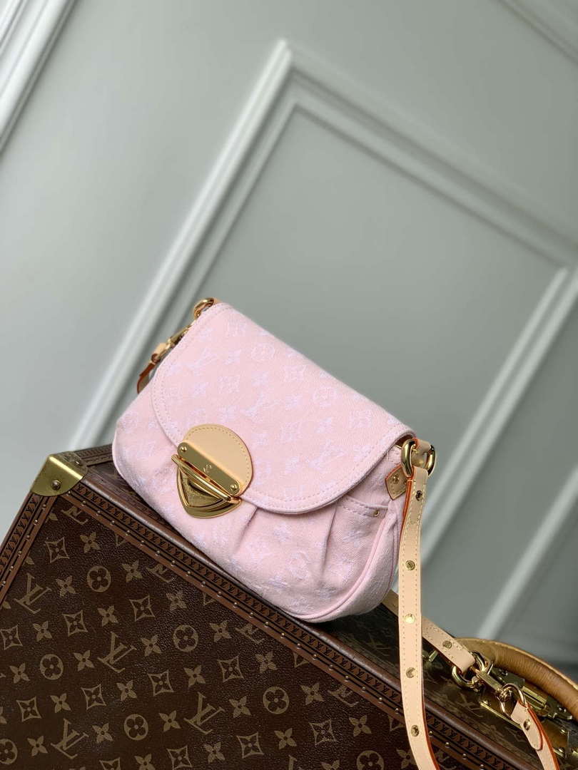 LV M13347 Louis Vuitton Sunset Handbag Washed Pink