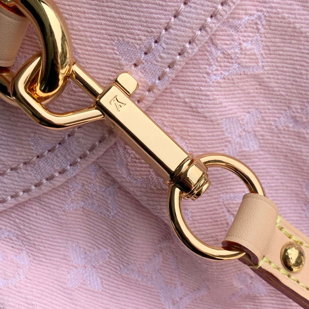 LV M13347 Louis Vuitton Sunset Handbag Washed Pink