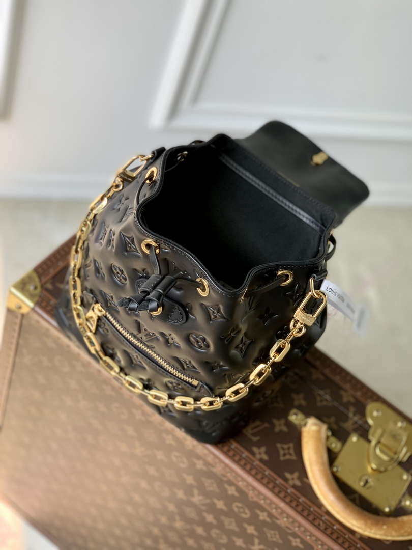 LV M13357 Louis Vuitton Coussin Backpack PM Black