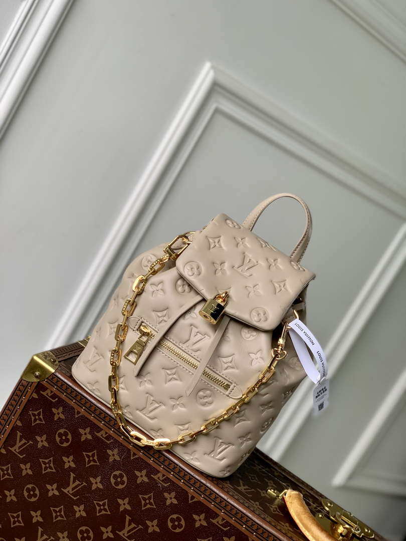 LV M13358 Louis Vuitton Coussin Backpack PM Galet