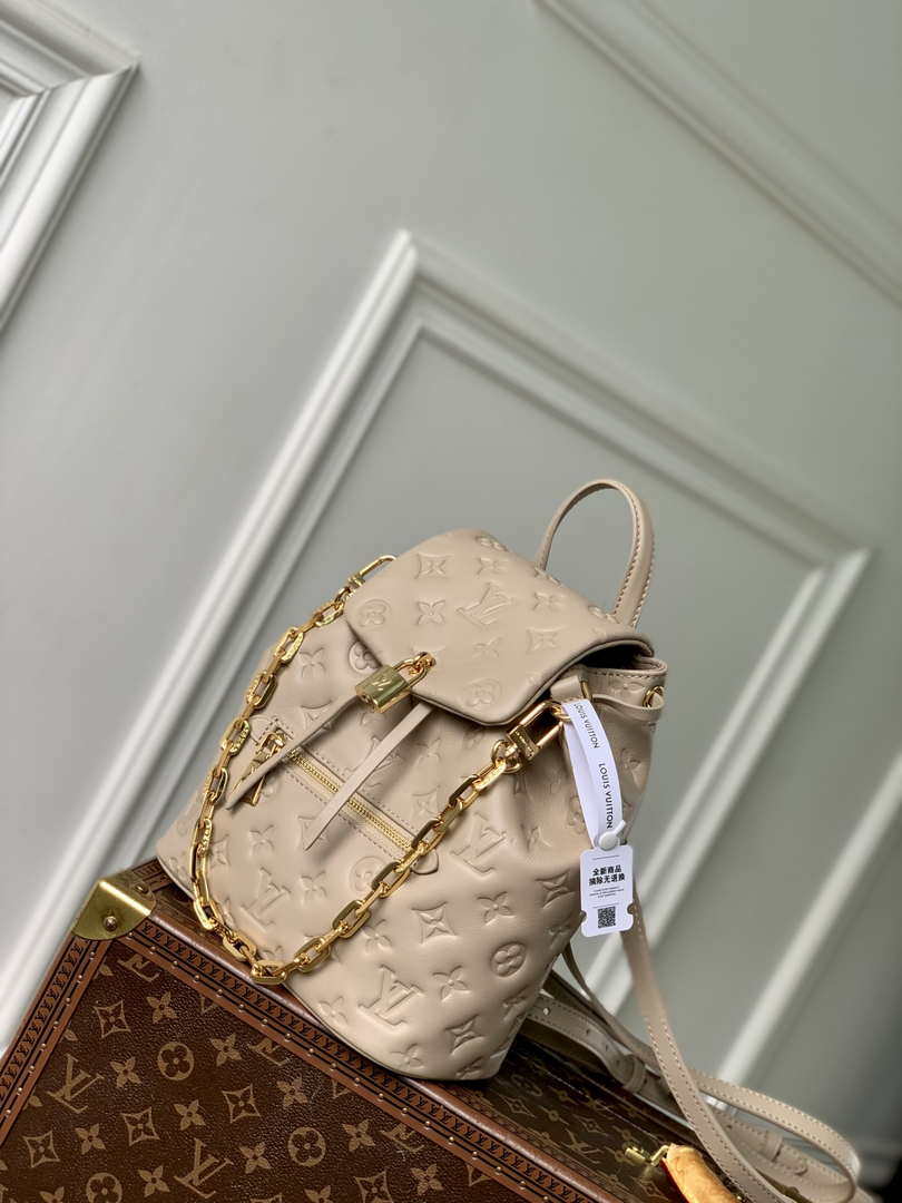 LV M13358 Louis Vuitton Coussin Backpack PM Galet - Default Title - View 2