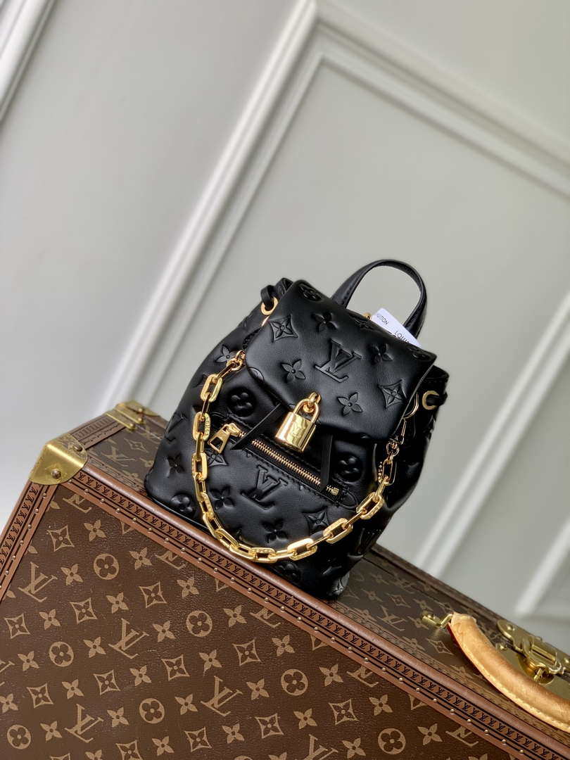 LV M13387 Louis Vuitton Coussin Backpack Mini Black - Default Title - View 1