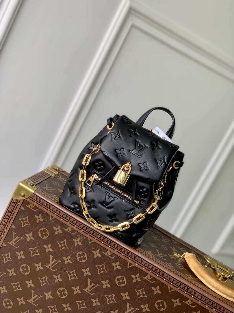 LV M13387 Louis Vuitton Coussin Backpack Mini Black - Default Title - View 1