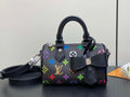 LV M13391 Louis Vuitton LV x TM Nano Speedy Bandouliere  Black Multicolored