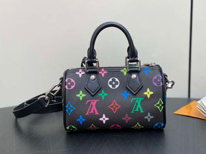 LV M13391 Louis Vuitton LV x TM Nano Speedy Bandouliere  Black Multicolored - Default Title - View 3