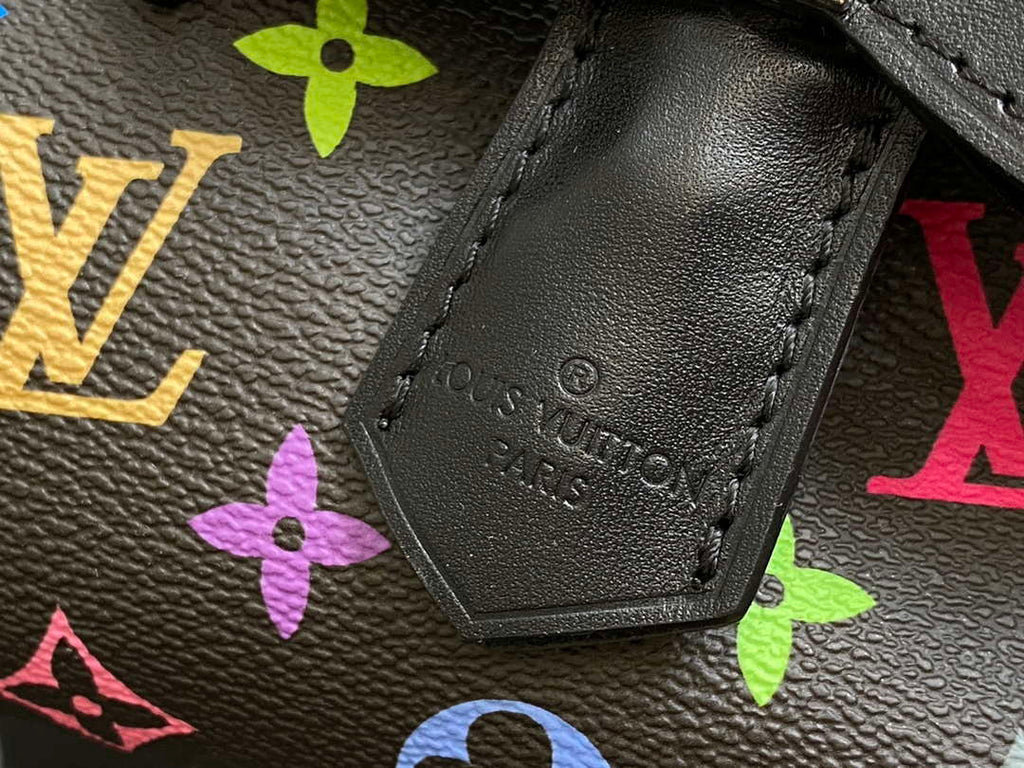 LV M13391 Louis Vuitton LV x TM Nano Speedy Bandouliere  Black Multicolored