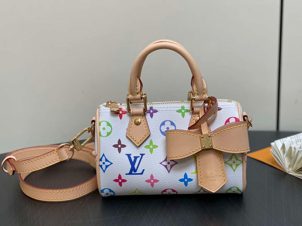 LV M13391 Louis Vuitton LV x TM Nano Speedy Bandouliere  Multicolored