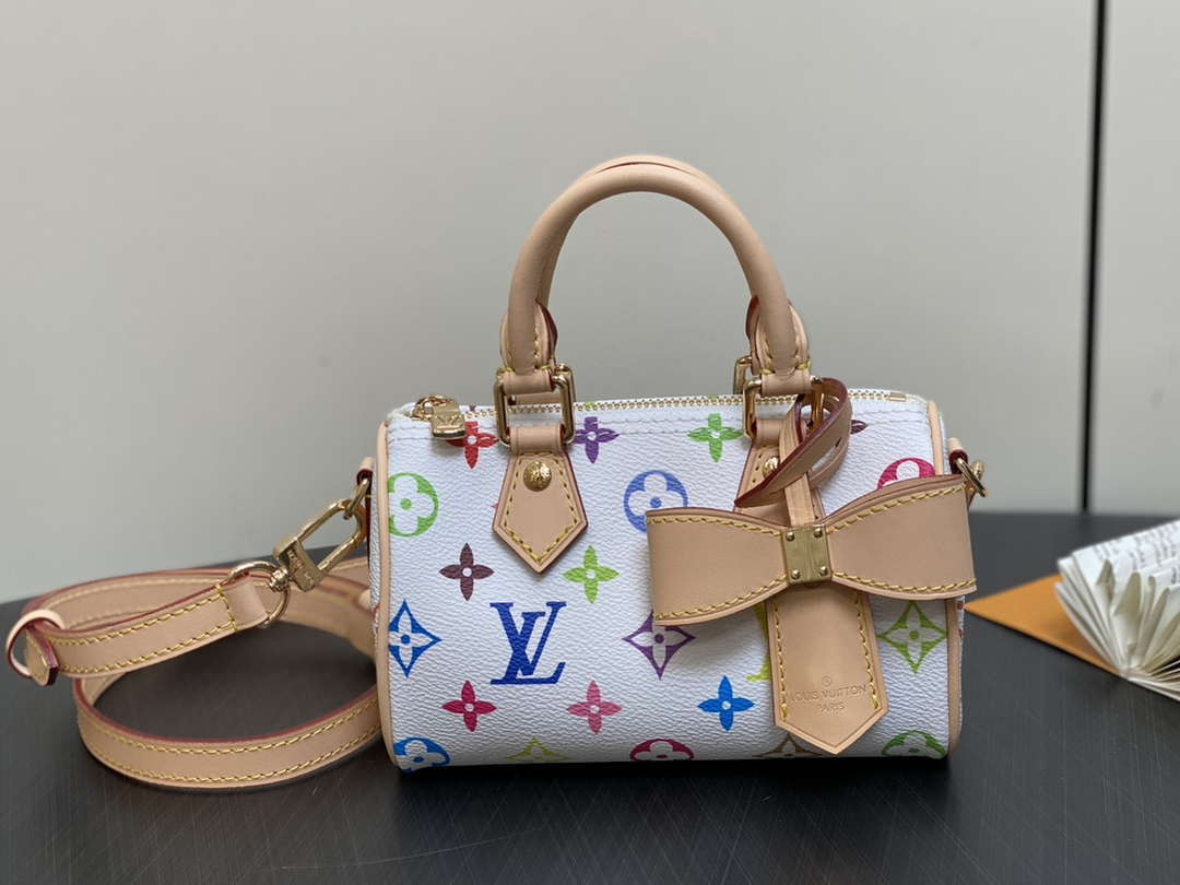 LV M13391 Louis Vuitton LV x TM Nano Speedy Bandouliere  Multicolored