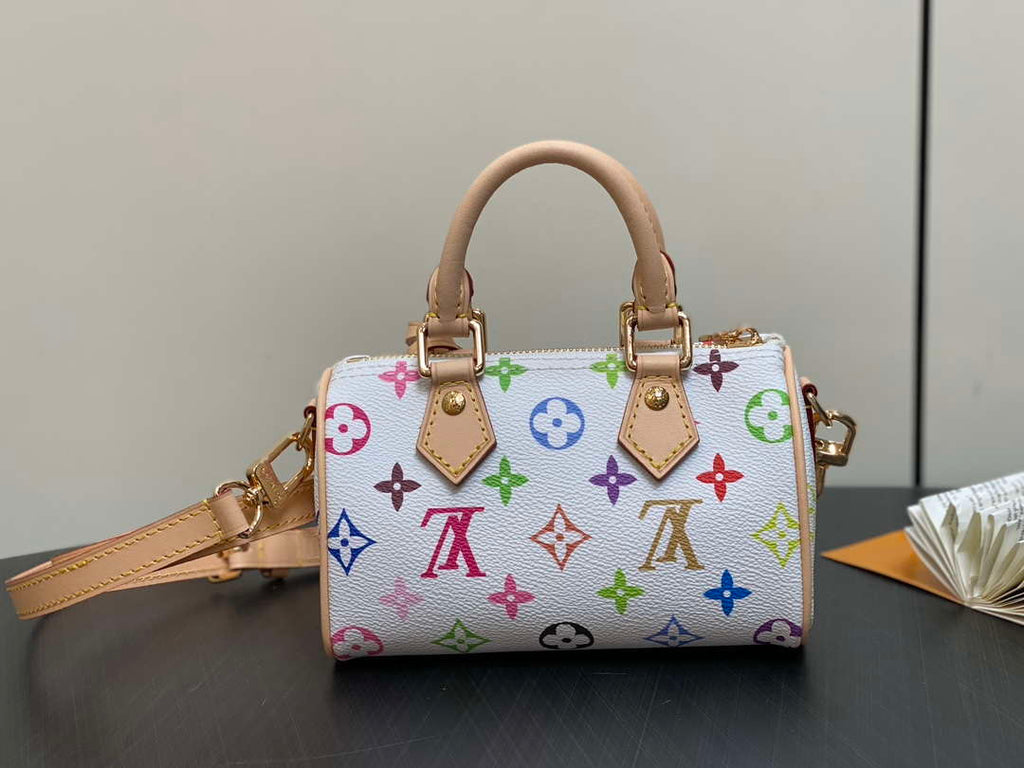 LV M13391 Louis Vuitton LV x TM Nano Speedy Bandouliere  Multicolored
