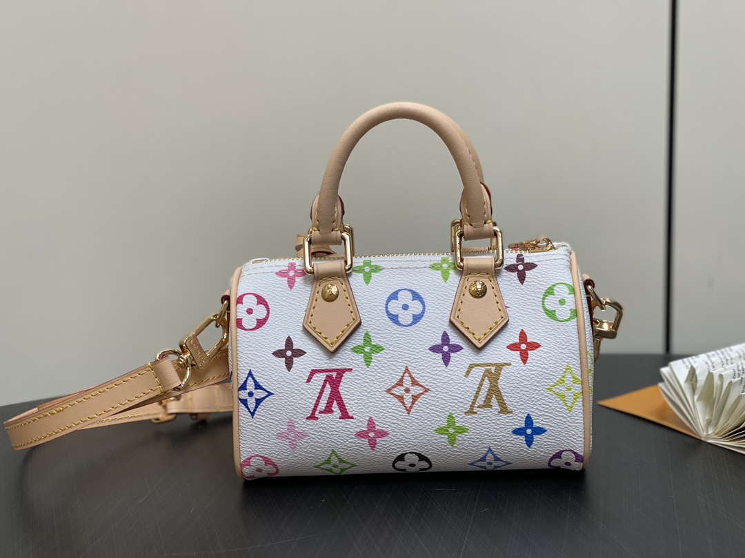 LV M13391 Louis Vuitton LV x TM Nano Speedy Bandouliere  Multicolored