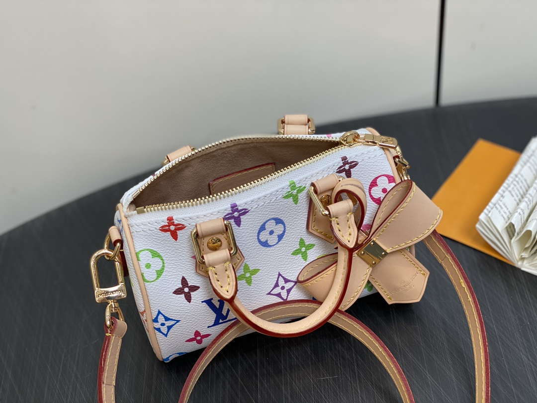 LV M13391 Louis Vuitton LV x TM Nano Speedy Bandouliere  Multicolored