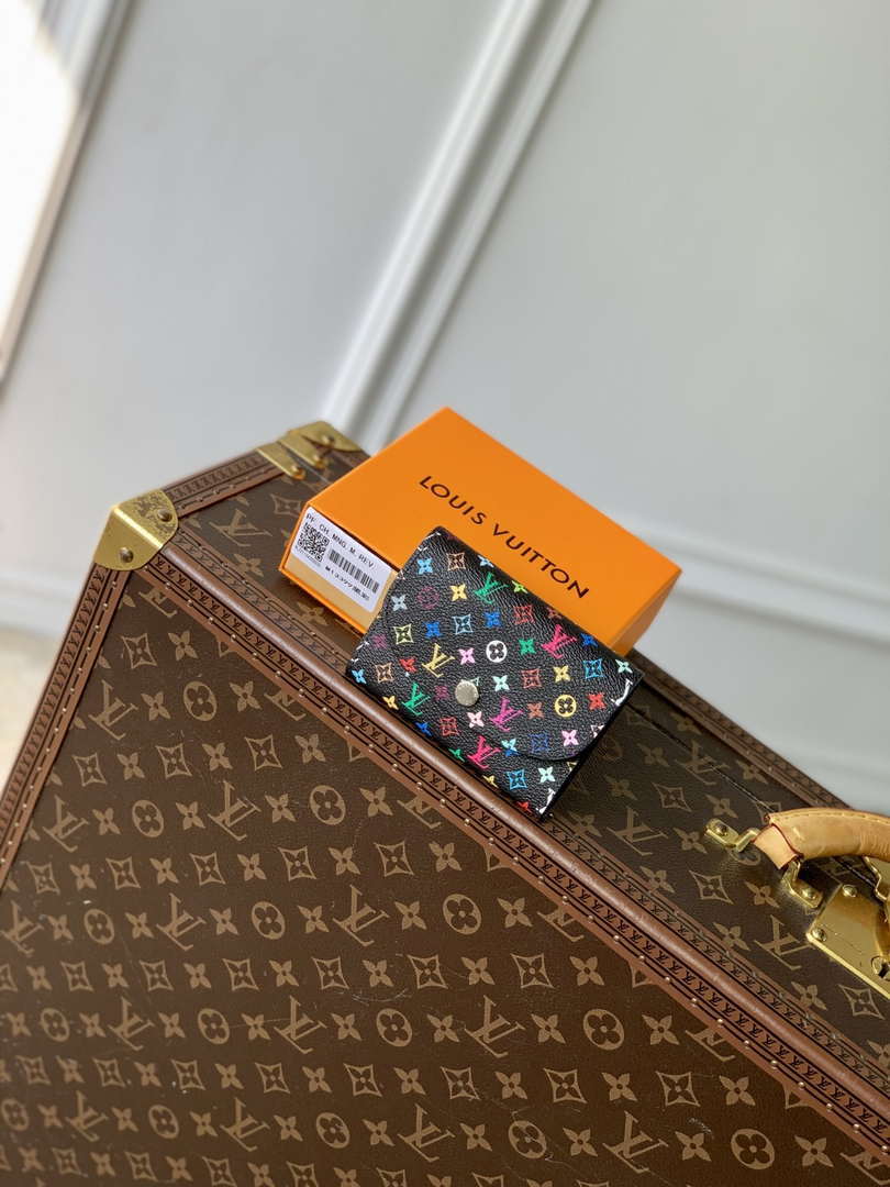 LV M13399 Louis Vuitton LV x TM Rosalie Coin Purse Multicolored Black - Default Title - View 1