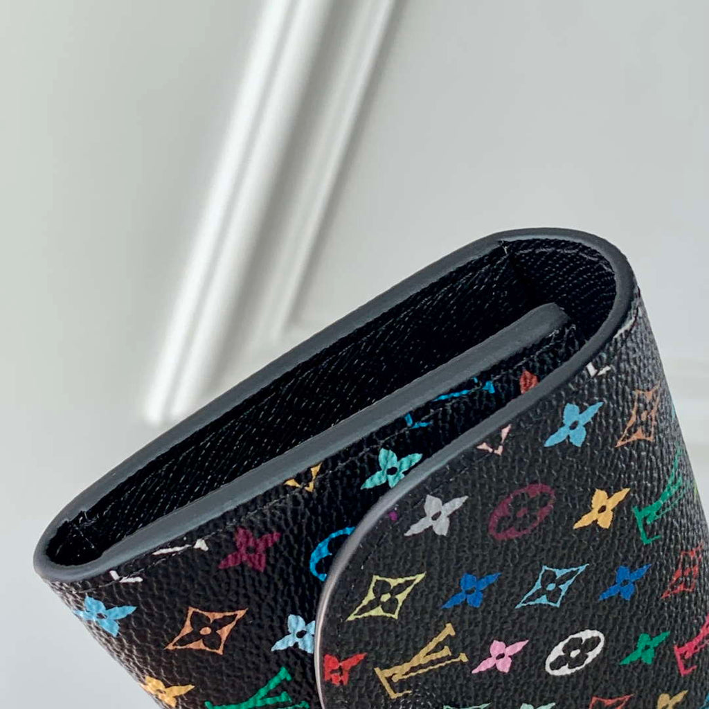LV M13399 Louis Vuitton LV x TM Rosalie Coin Purse Multicolored Black