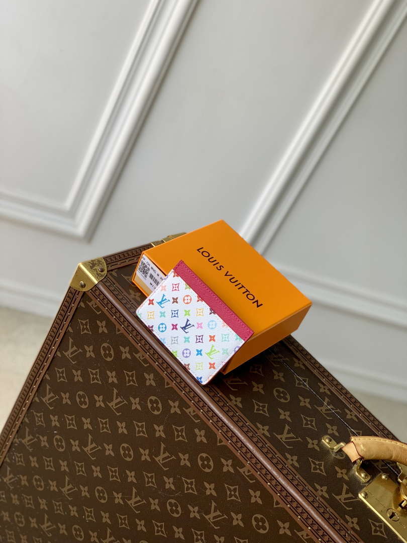 LV M13403 Louis Vuitton LV x TM Card Holder Multicolored