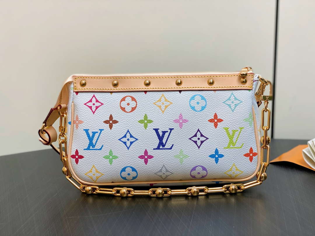 LV M13404 Louis Vuitton LV x TM Pochette Accessoires Multicolore Blanc - Default Title - View 1