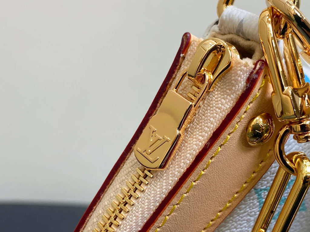 LV M13404 Louis Vuitton LV x TM Pochette Accessoires Multicolore Blanc
