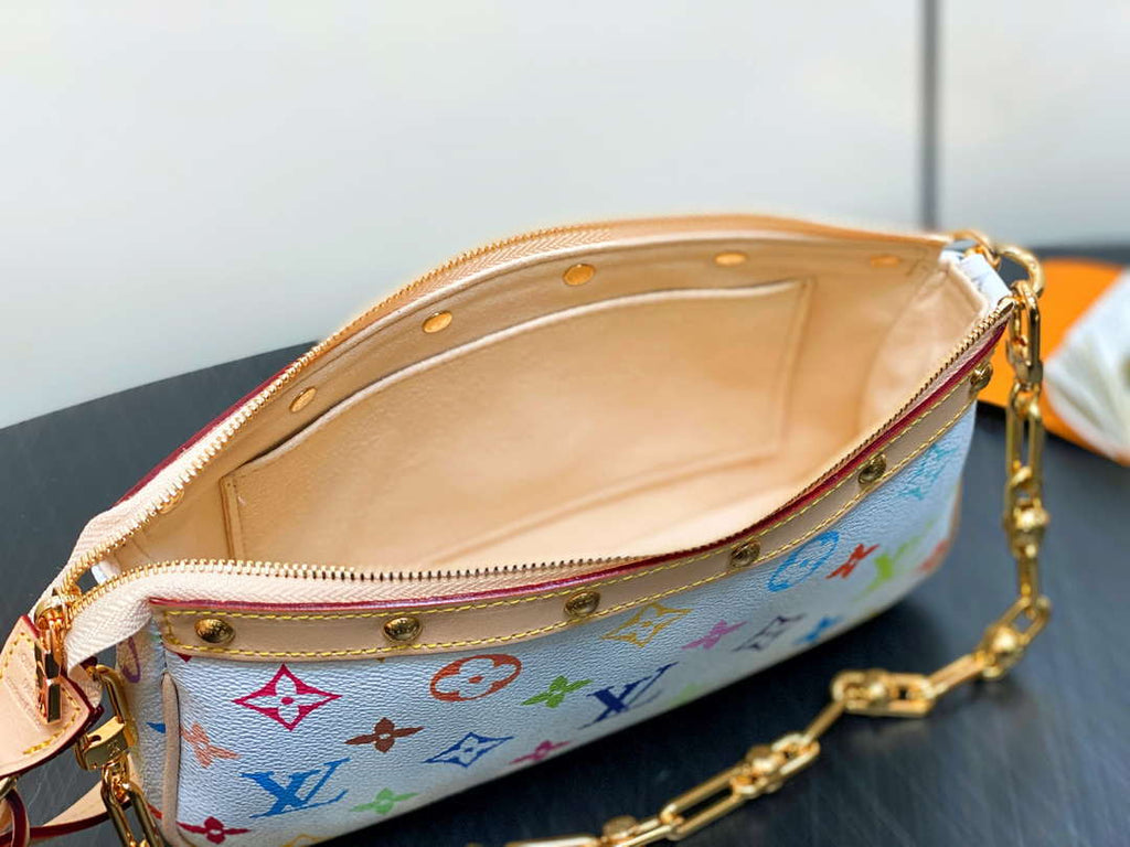 LV M13404 Louis Vuitton LV x TM Pochette Accessoires Multicolore Blanc