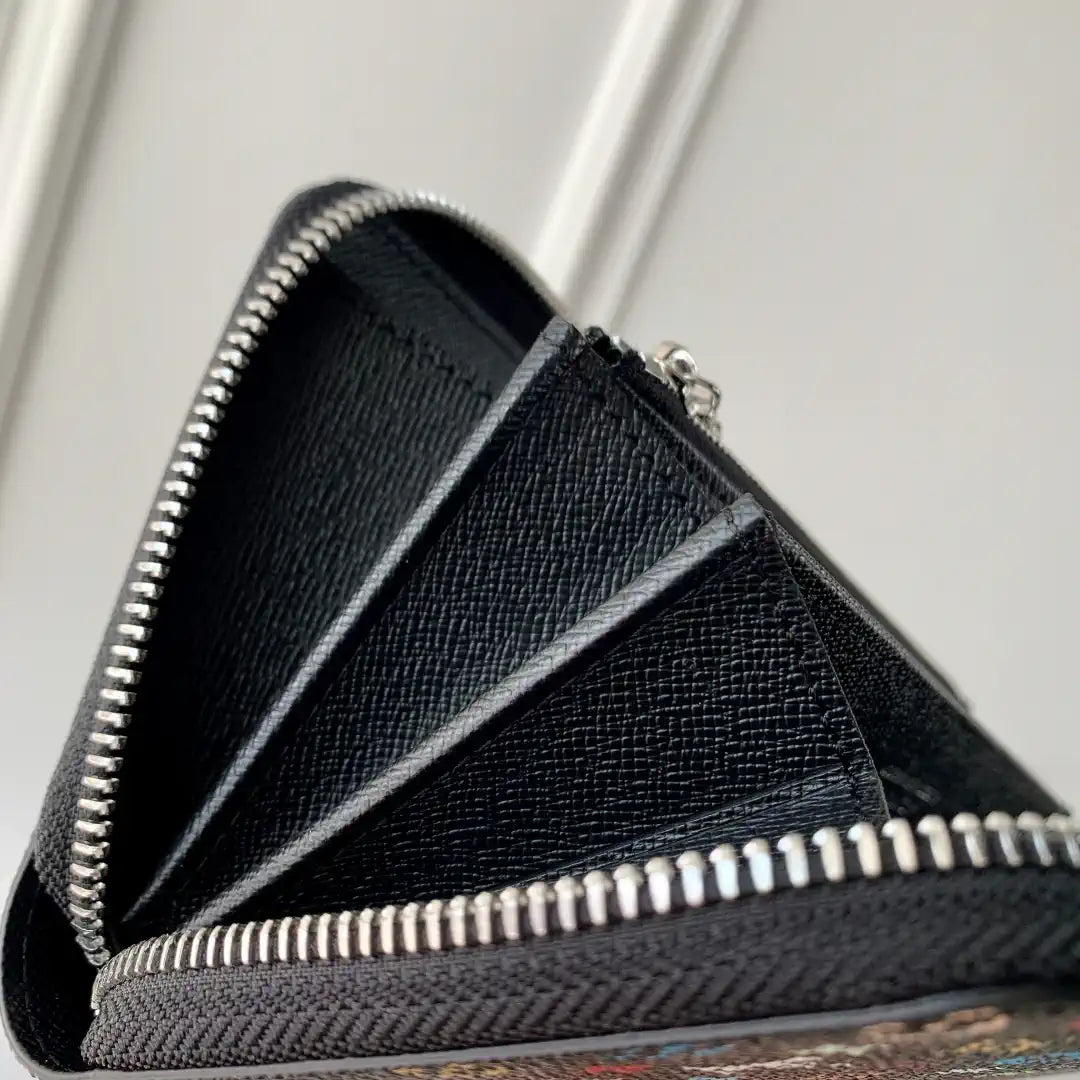 LV M13408 Louis Vuitton LV x TM Cl¨¦mence Wallet Multicolored Black