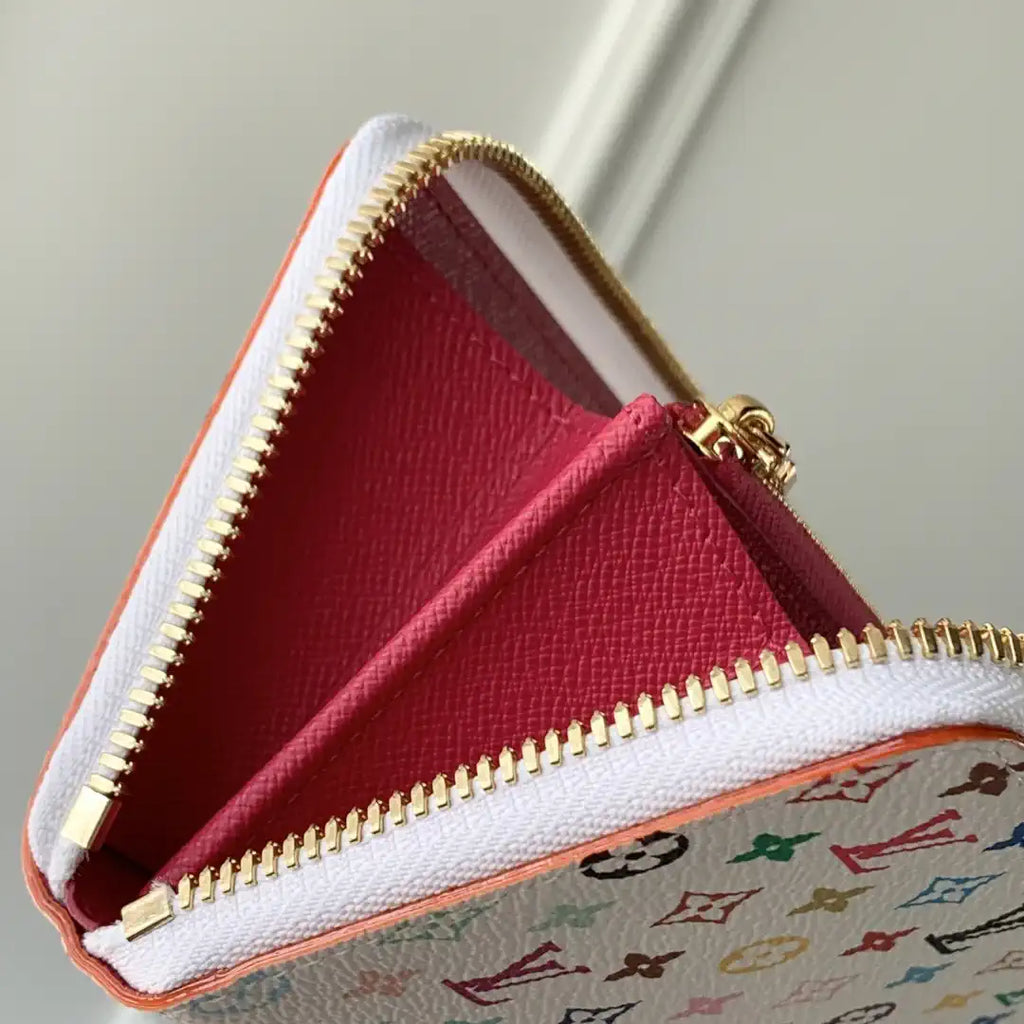 LV M13408 Louis Vuitton LV x TM Cl¨¦mence Wallet Multicolored White