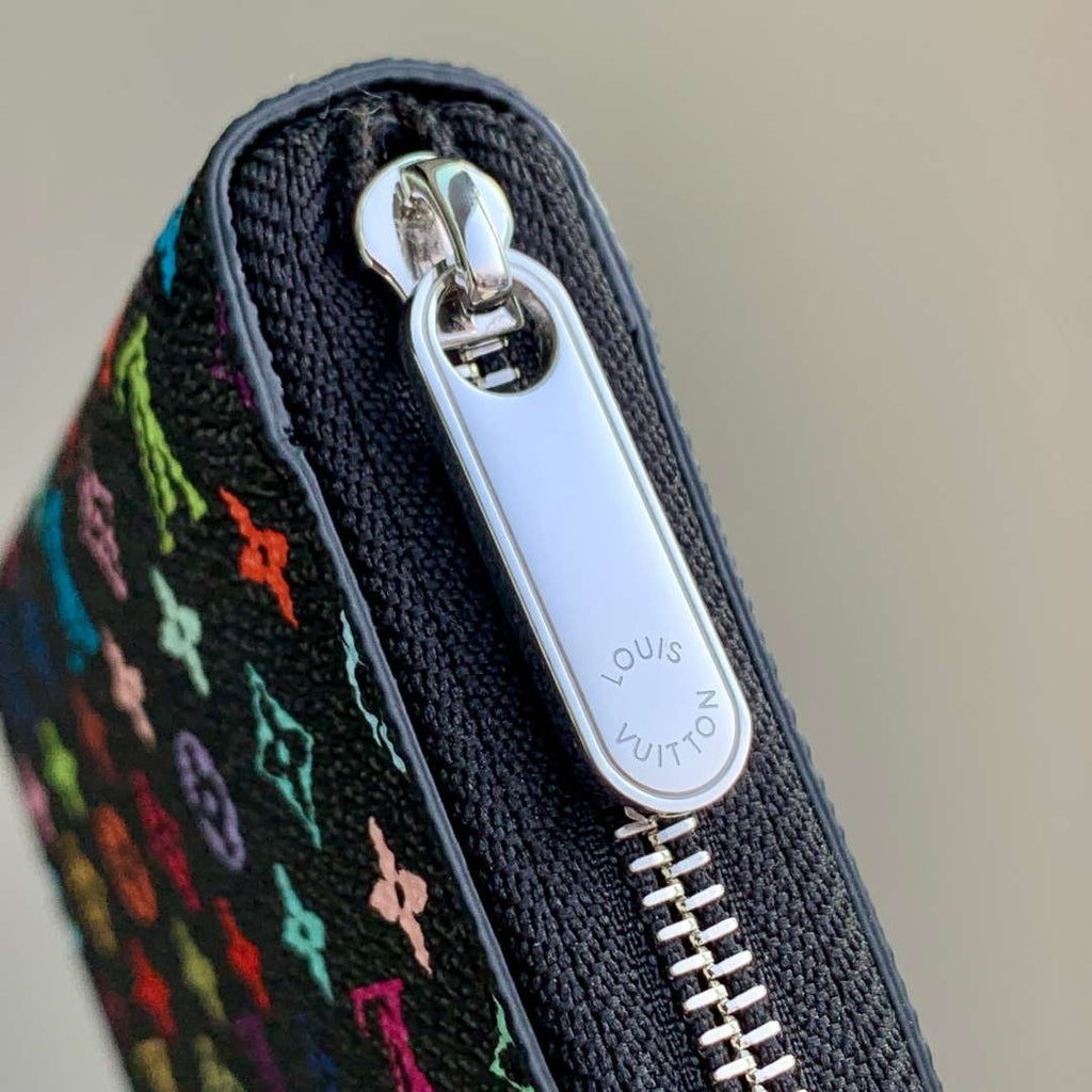 LV M13409 Louis Vuitton LV x TM Zippy Coin Purse Black Multicolored