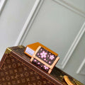 LV M13427 Louis Vuitton LV x TM Victorine Wallet Sakura Brown - Default Title - View 1