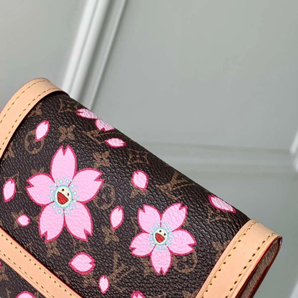 LV M13427 Louis Vuitton LV x TM Victorine Wallet Sakura Brown