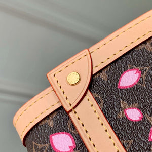 LV M13427 Louis Vuitton LV x TM Victorine Wallet Sakura Brown - Default Title - View 5