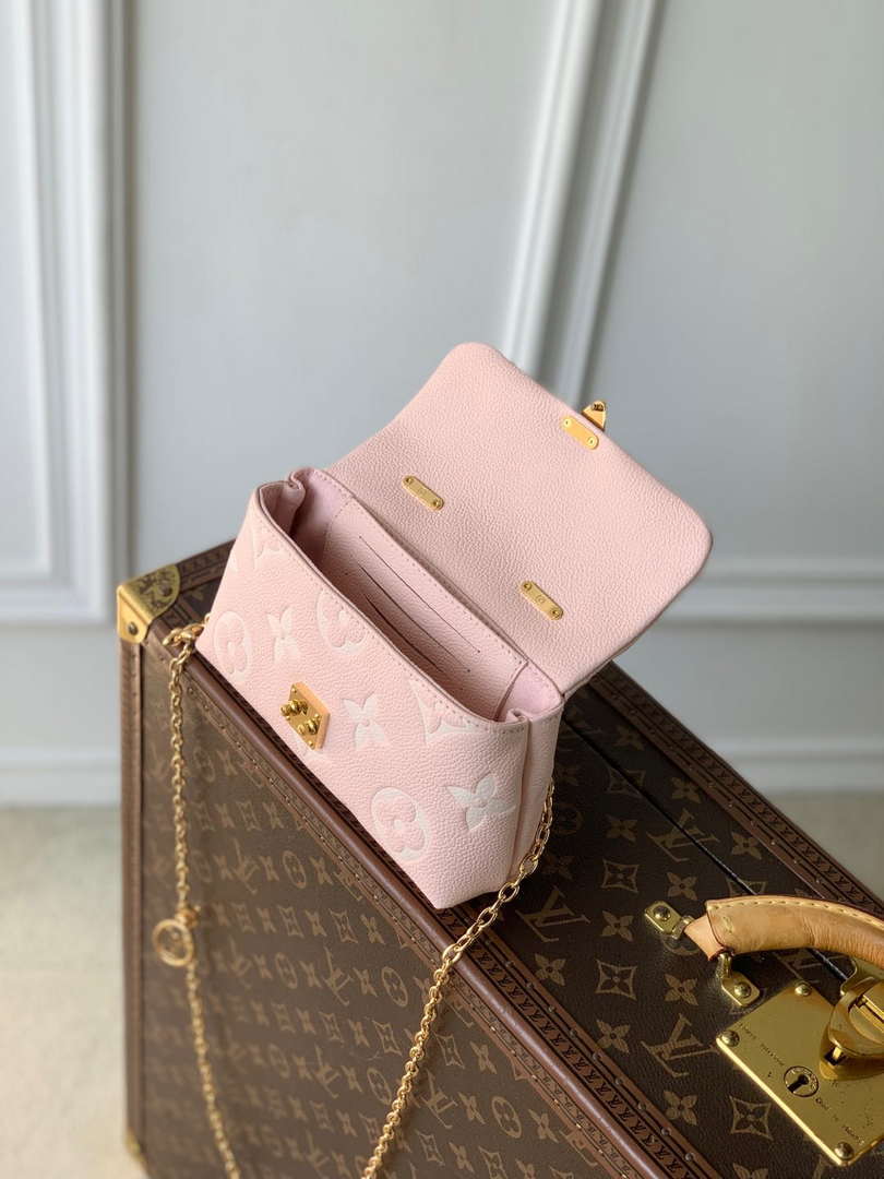 LV M13796 Louis Vuitton Nano Madeleine Bag Pink