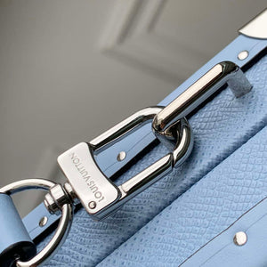 LV M13562 Louis Vuitton Wallet Trunk Taigarama Denim Blue - Default Title - View 6