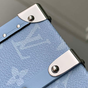 LV M13562 Louis Vuitton Wallet Trunk Taigarama Denim Blue - Default Title - View 7