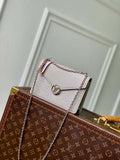 LV M13570 Louis Vuitton Wallet On Chain Rosy Bag Brume Gray