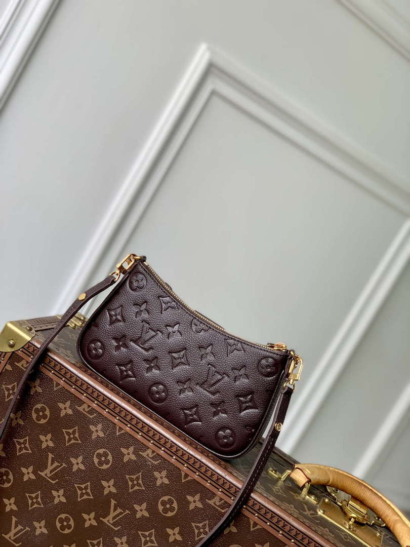 LV M13614 Louis Vuitton Easy Pouch Bag Chocolate Brown