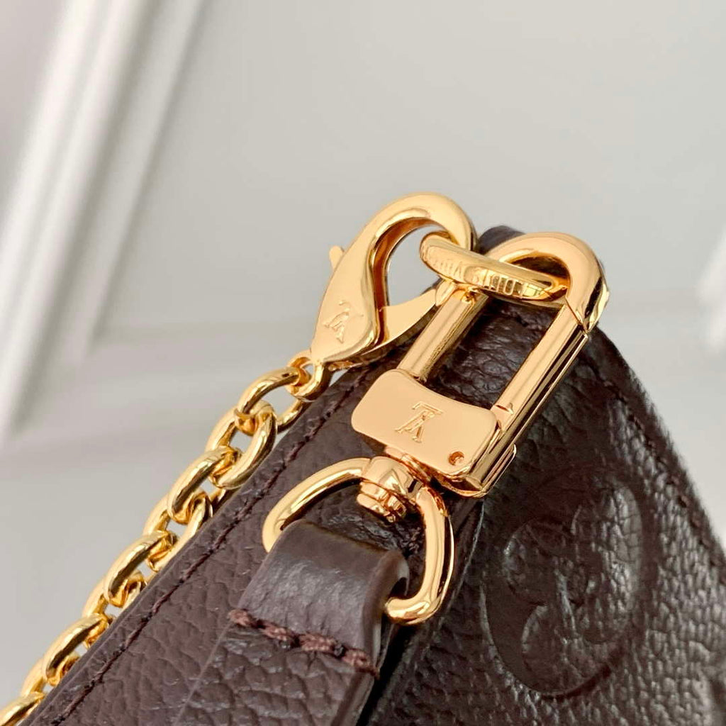 LV M13614 Louis Vuitton Easy Pouch Bag Chocolate Brown