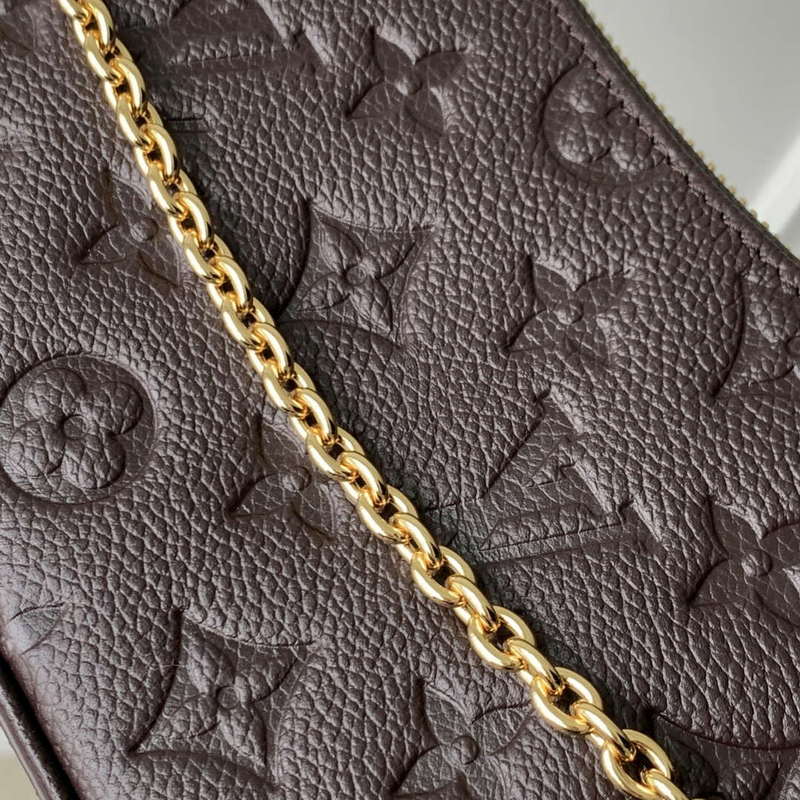 LV M13614 Louis Vuitton Easy Pouch Bag Chocolate Brown