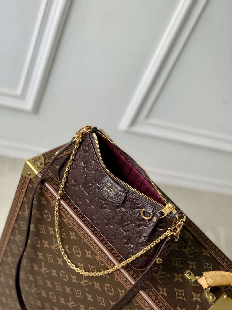LV M13614 Louis Vuitton Easy Pouch Bag Chocolate Brown - Default Title - View 9
