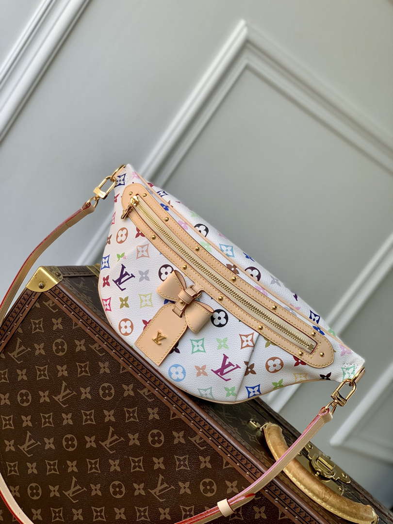LV M13660 Louis Vuitton LV x TM High Rise Bumbag Multicolored Other Monogram Canvas - Default Title - View 1